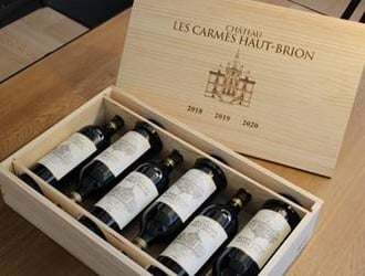 Chateau Les Carmes Haut-Brion Pessac-Léognan 2018, 2019, 2020 i trälåda
