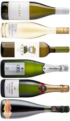 Vitt vin & bubblor Vinlåda